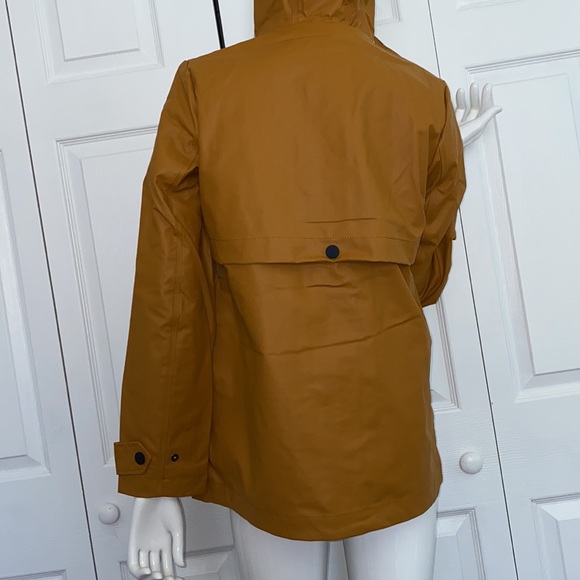 Joules Jackets & Coats Nwt Joules Mustard Sailaway Short Rain Coat